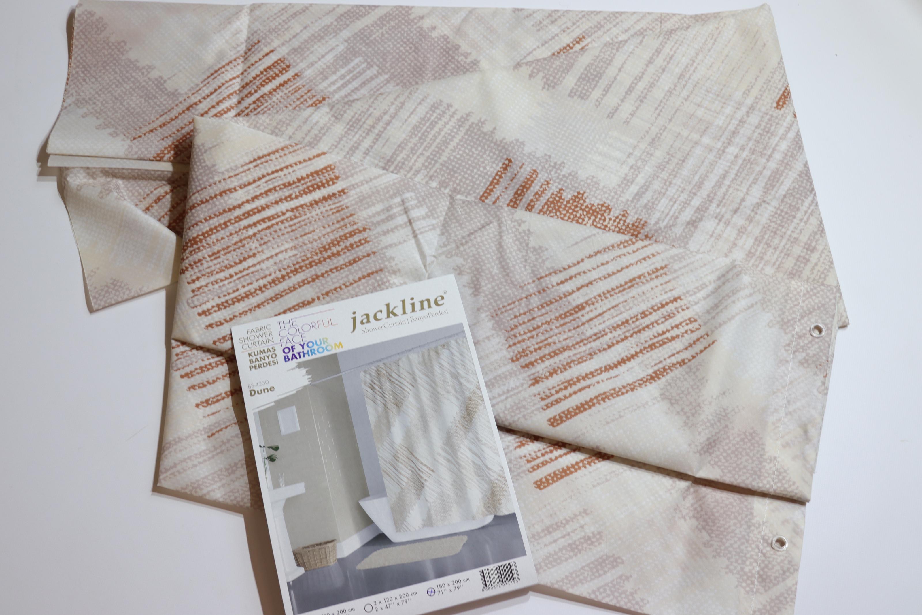 Штора для ванної Tropik Dune вузька 120x200 см (4250/120 Dune) - фото 2 Штора для ванної Tropik Dune вузька 120x200 см (4250/120 Dune) - фото 2