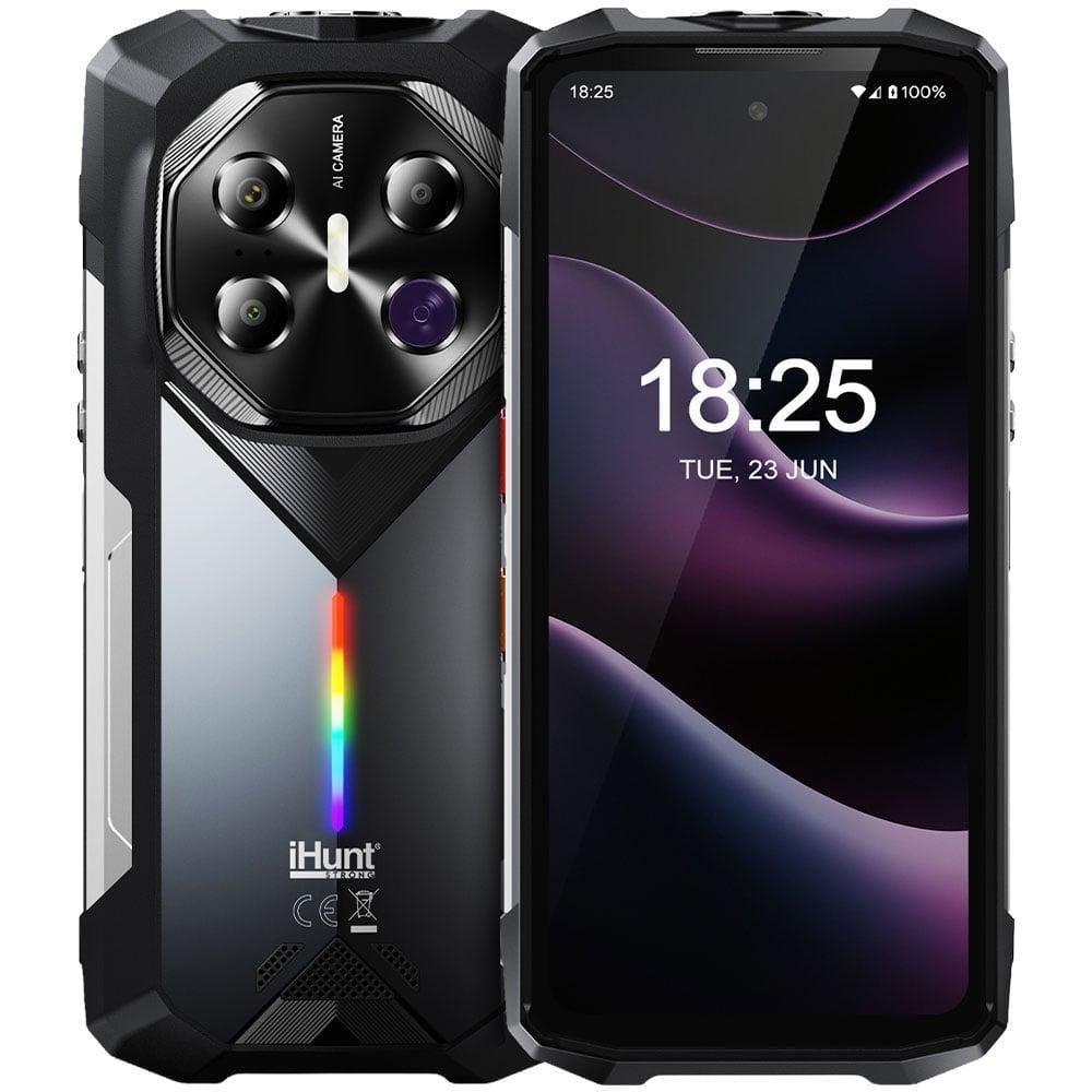 Телефон противоударный iHunt Titan Night Hunter 256 ГБ/12 ГБ ночное видение 64 МП/защищенный корпус IP68/IP69K 20000 мА/ч 5G/NFC (34482331)