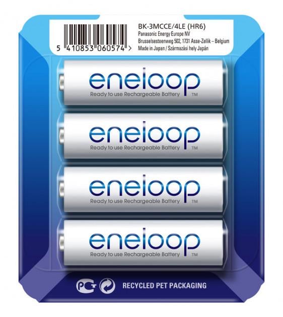 Аккумулятор Panasonic ENELOOP R6 АА 1900 mAh 4 шт.