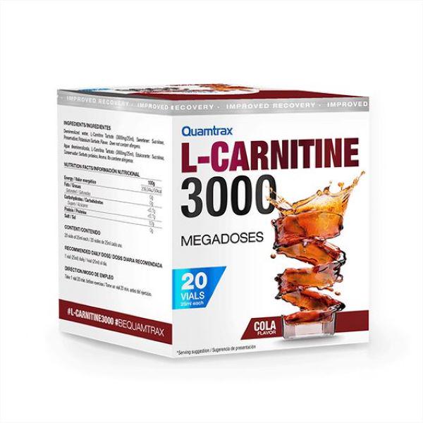 Карнитин-L Quamtrax 3000 20 vials Cola (00000035848)