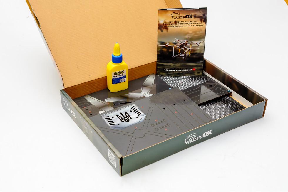 Пазл 3D з дерева механічний PuzzleOK FPV Дрон 95 деталей - фото 5 Пазл 3D з дерева механічний PuzzleOK FPV Дрон 95 деталей - фото 5