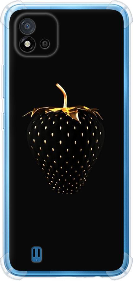 Чехол на Realme C20A Черная клубника (3585sp-2416-42517)
