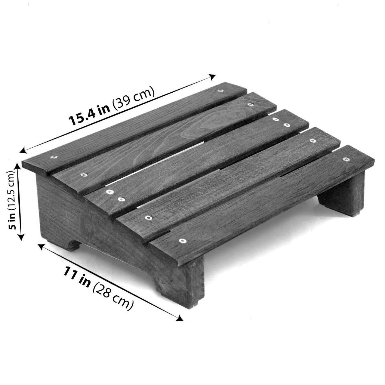 Підставка для ніг з дерева Талета Капучино (Пнг-001809) - фото 2