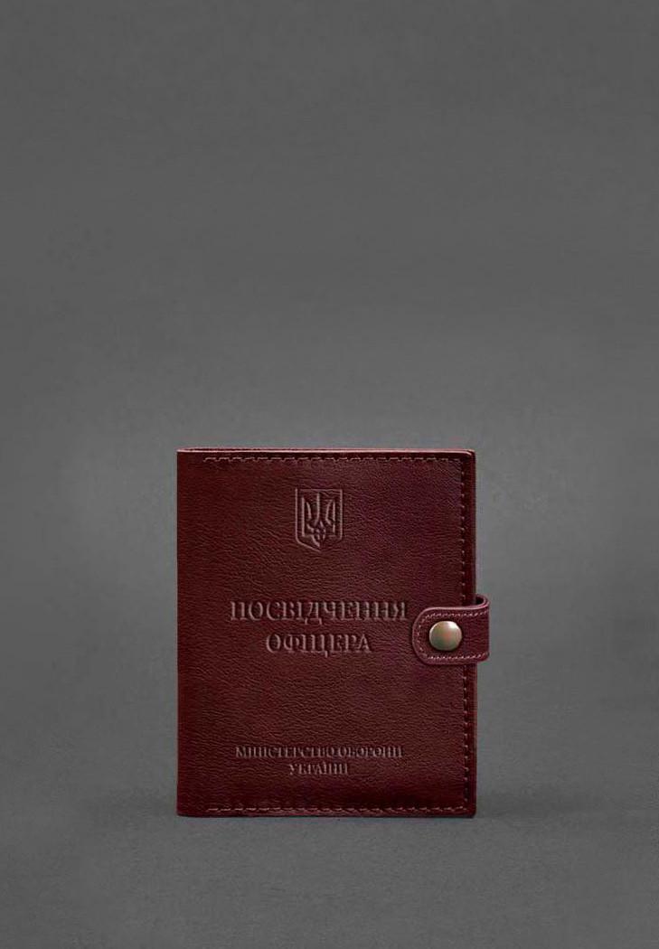 Обложка кожаная -портмоне для удостоверения офицера 11.0 Бордовый (A-027847) Обложка кожаная -портмоне для удостоверения офицера 11.0 Бордовый (A-027847)