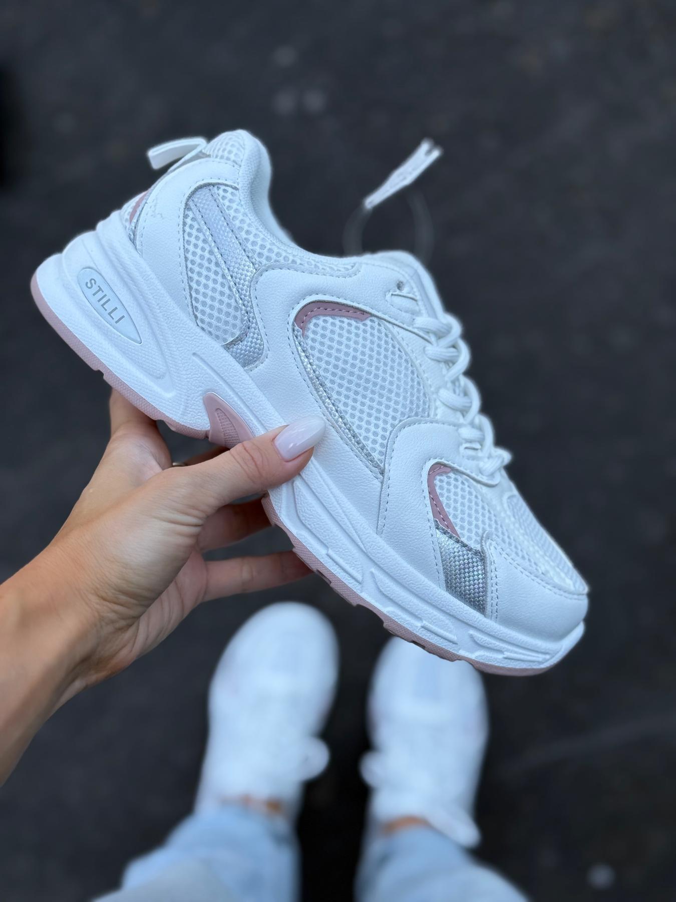 Кроссовки женские пресс кожа р. 40 Белый (4329540s5) - фото 4 Кроссовки женские пресс кожа р. 40 Белый (4329540s5) - фото 4