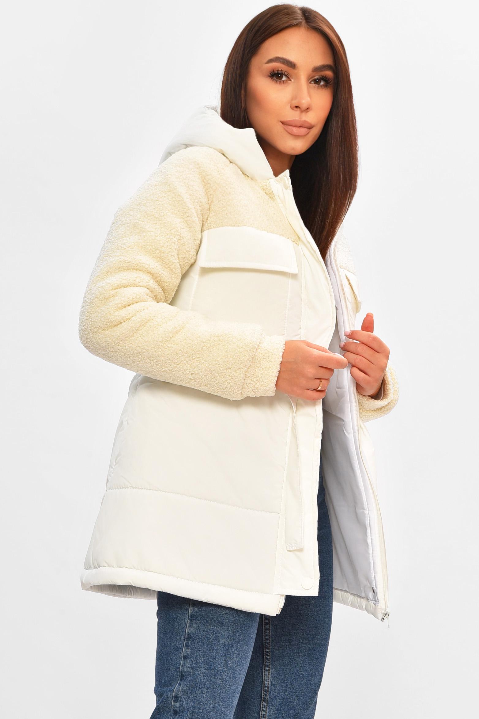 Куртка жіноча демісезонна S-M Білий (207192) - фото 2 Куртка жіноча демісезонна S-M Білий (207192) - фото 2