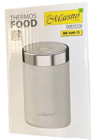 Термос пищевой Maestro MR-1649-75 из нержавеющей стали 750 мл (2062673601) - фото 5 Термос пищевой Maestro MR-1649-75 из нержавеющей стали 750 мл (2062673601) - фото 5