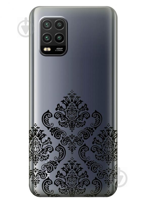 Силиконовый чехол iSwag для Xiaomi Mi 10 Lite Мандала (KS2251)