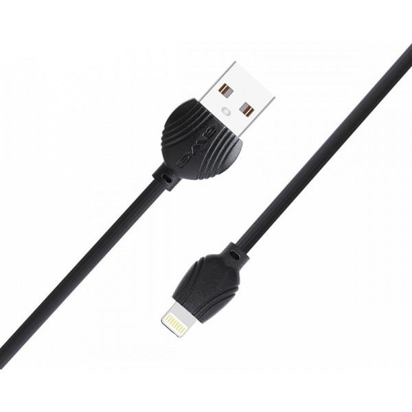 Awei Кабель AWEI CL-63 Lightning cable 1m Black (87209) - фото 3