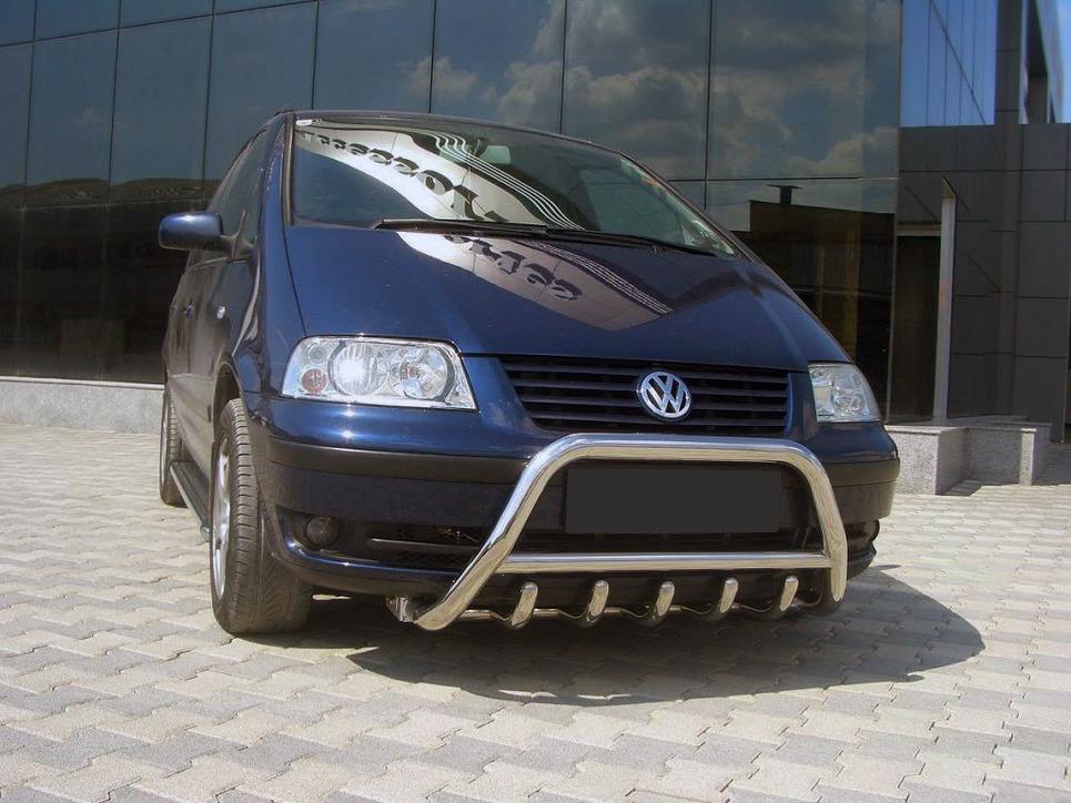 Кенгурятник WT003 60 мм CAN для Ford Galaxy 1995-2006 гг. нержавеющая сталь Хром