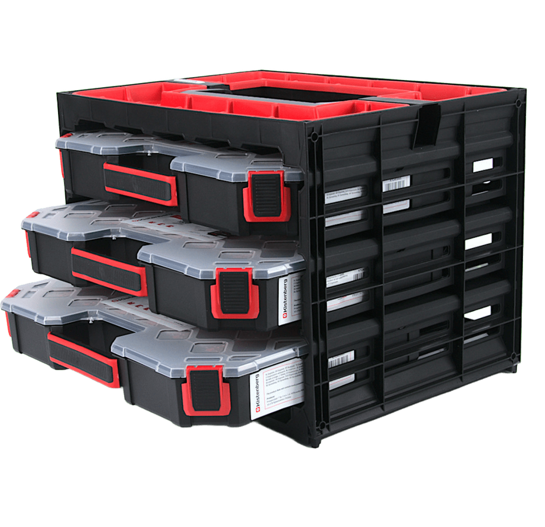 Кейс для инструментов и материалов Kistenberg Tagercase 40 KTC40306B с выдвижными органайзерами (29925883)