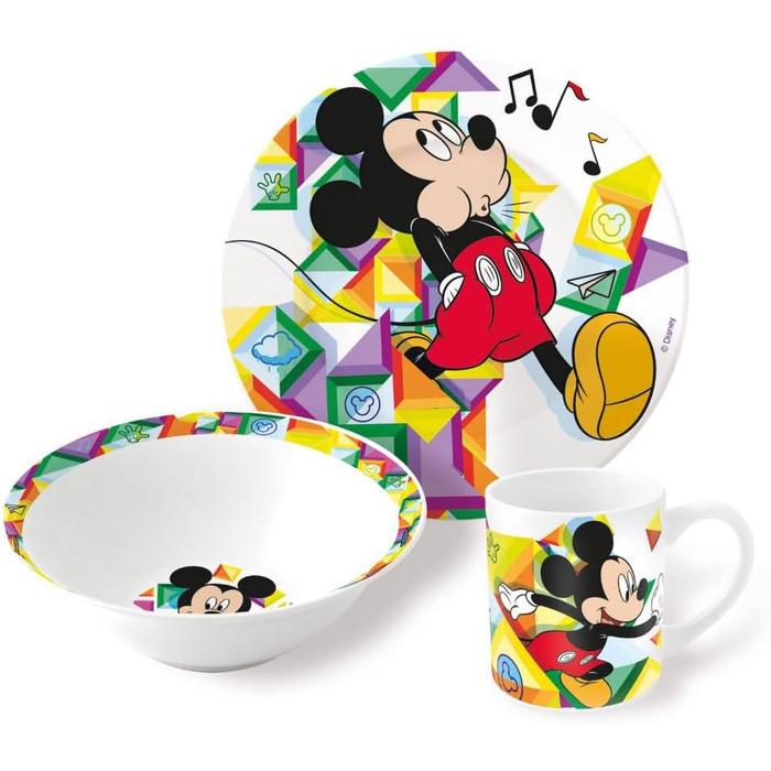 Набір дитячого посуду CARTOON Міккі Маус 3 пр.
