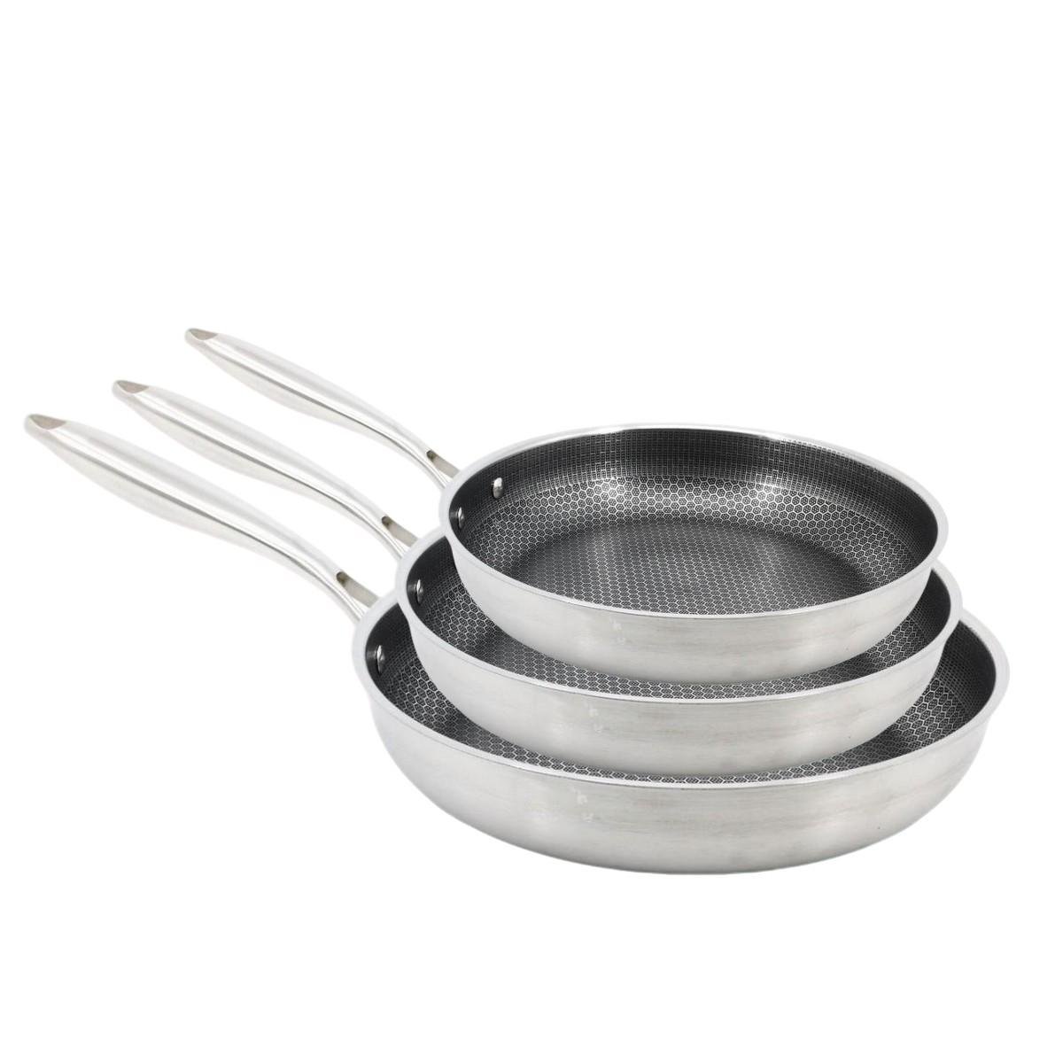 Набір сковорідок A-PLUS HONEYCOMB з антипригарним покриттям 3 шт. 24/26/28 см