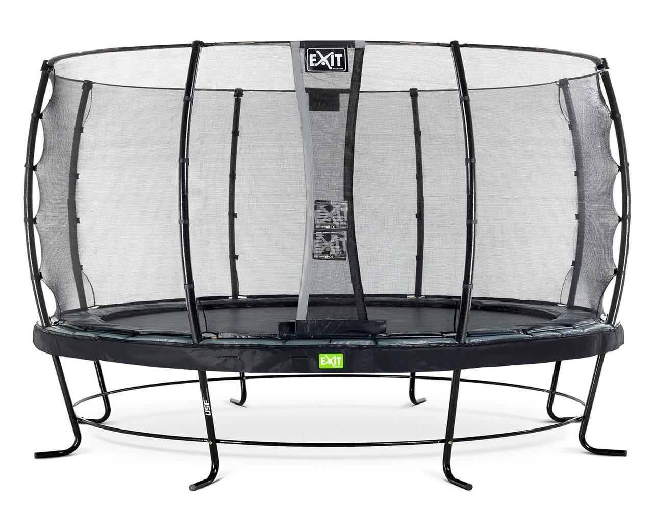 Батут c защитной сеткой Exit Toys Elegant 427 cм Черный (2569113282)