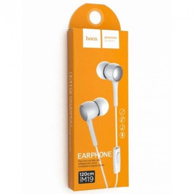 Наушники Hoco M19 Белый (1858271479) - фото 2 Наушники Hoco M19 Белый (1858271479) - фото 2