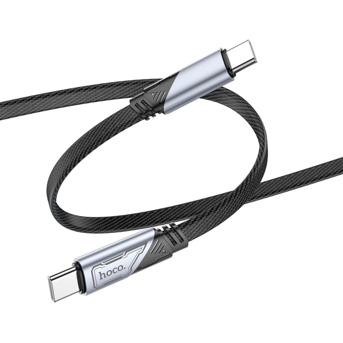 Кабель Hoco U119 Type-C to Type-C 60W 1,2 м Black (26449430) - фото 2