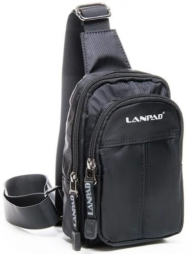 Сумка нагрудна Lanpad 18х12х8 см Чорний (sposupe386_LAN7662) Сумка нагрудна Lanpad 18х12х8 см Чорний (sposupe386_LAN7662)