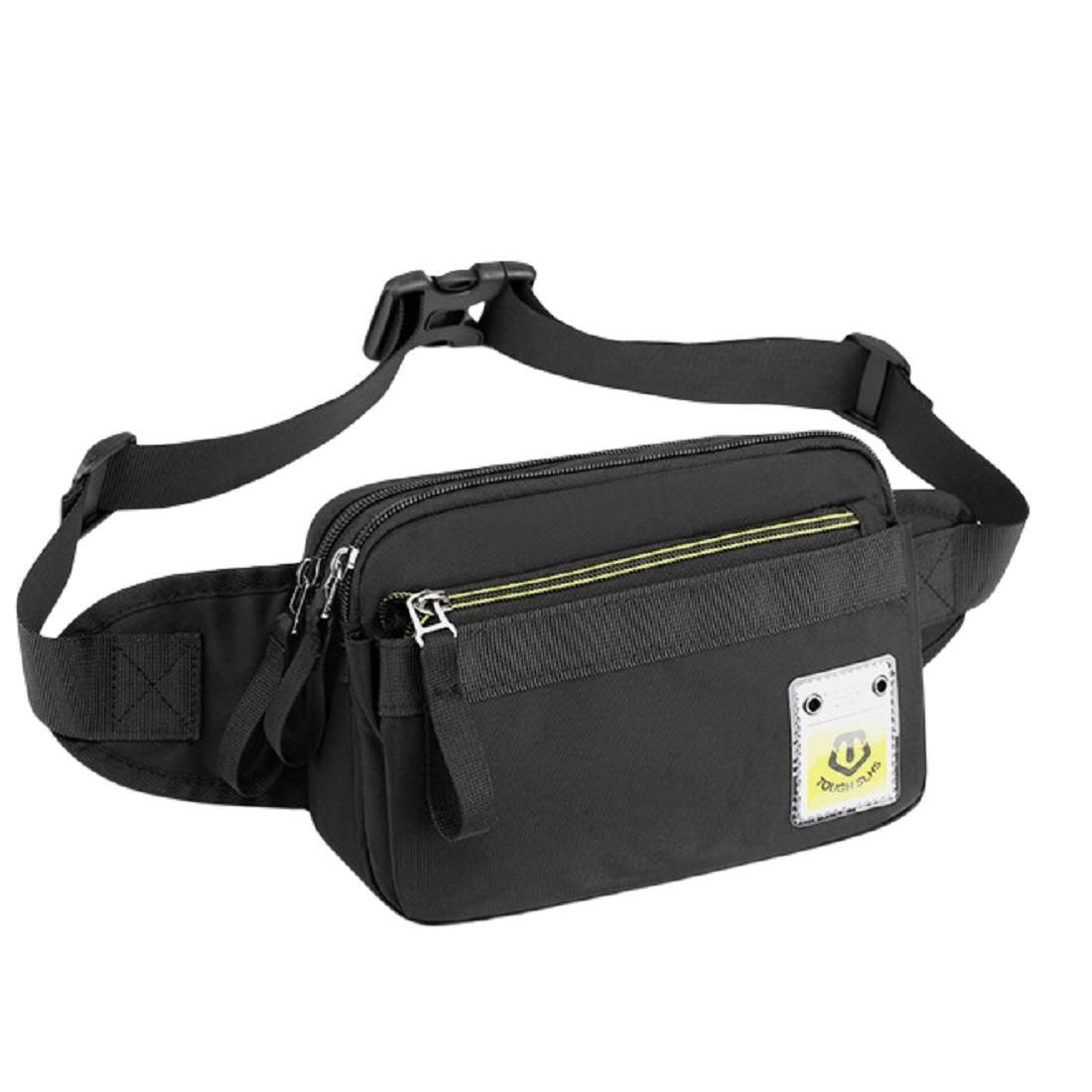 Поясная сумка на два отдела Royal Bag AT08-1675A Черный (6615)
