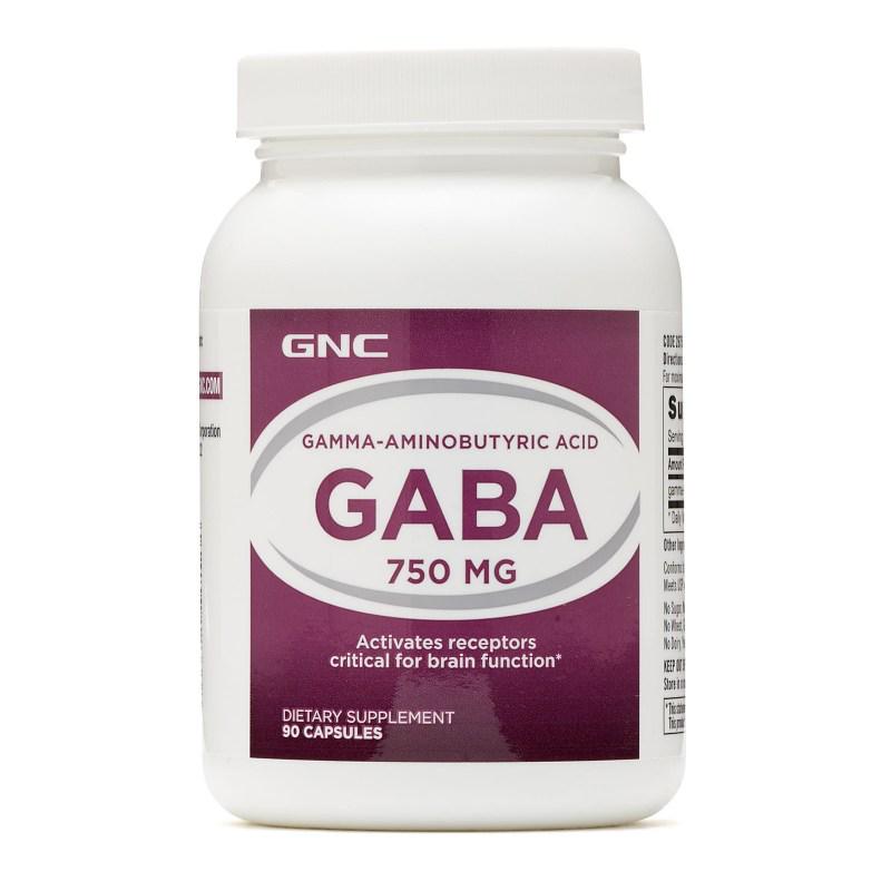 Аминокислота GNC GABA 750 90 капс. (1196)