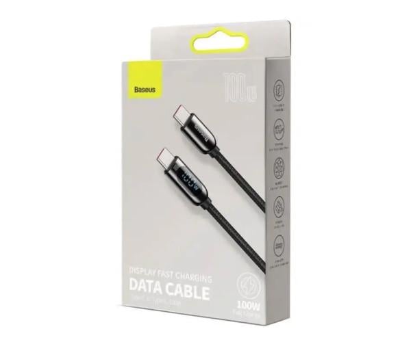 Кабель Data BASEUS Display Type-C to Type-C 100W 2 м Black - фото 2