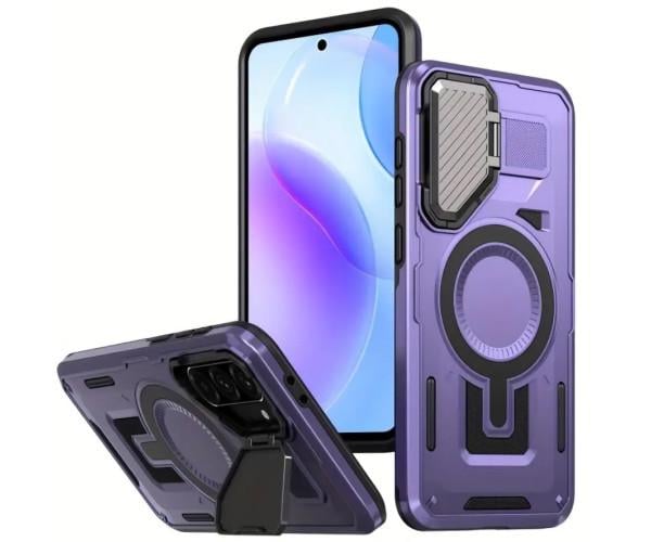Чохол – накладка Armor Case with Camera Stand для Samsung Galaxy A36 5G Фіолетовий