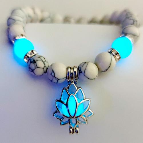 Браслет-оберіг на руку Turquoise Bracelet світиться в темряві (3141-2)