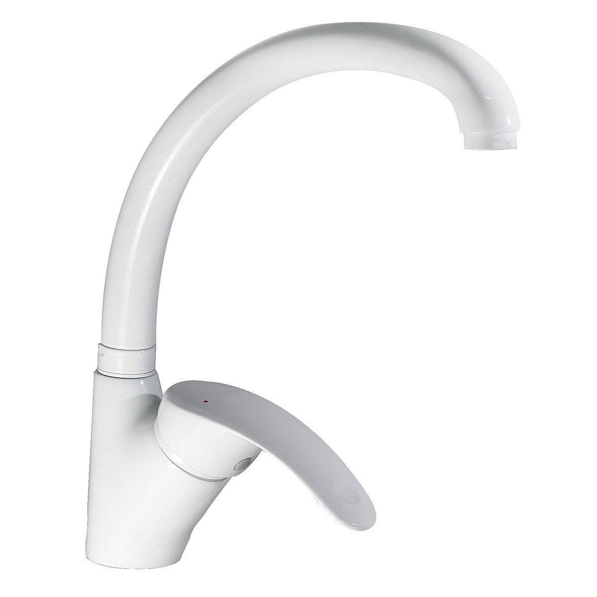 Смеситель для кухни Haiba MARS 011 HB0811 White Смеситель для кухни Haiba MARS 011 HB0811 White