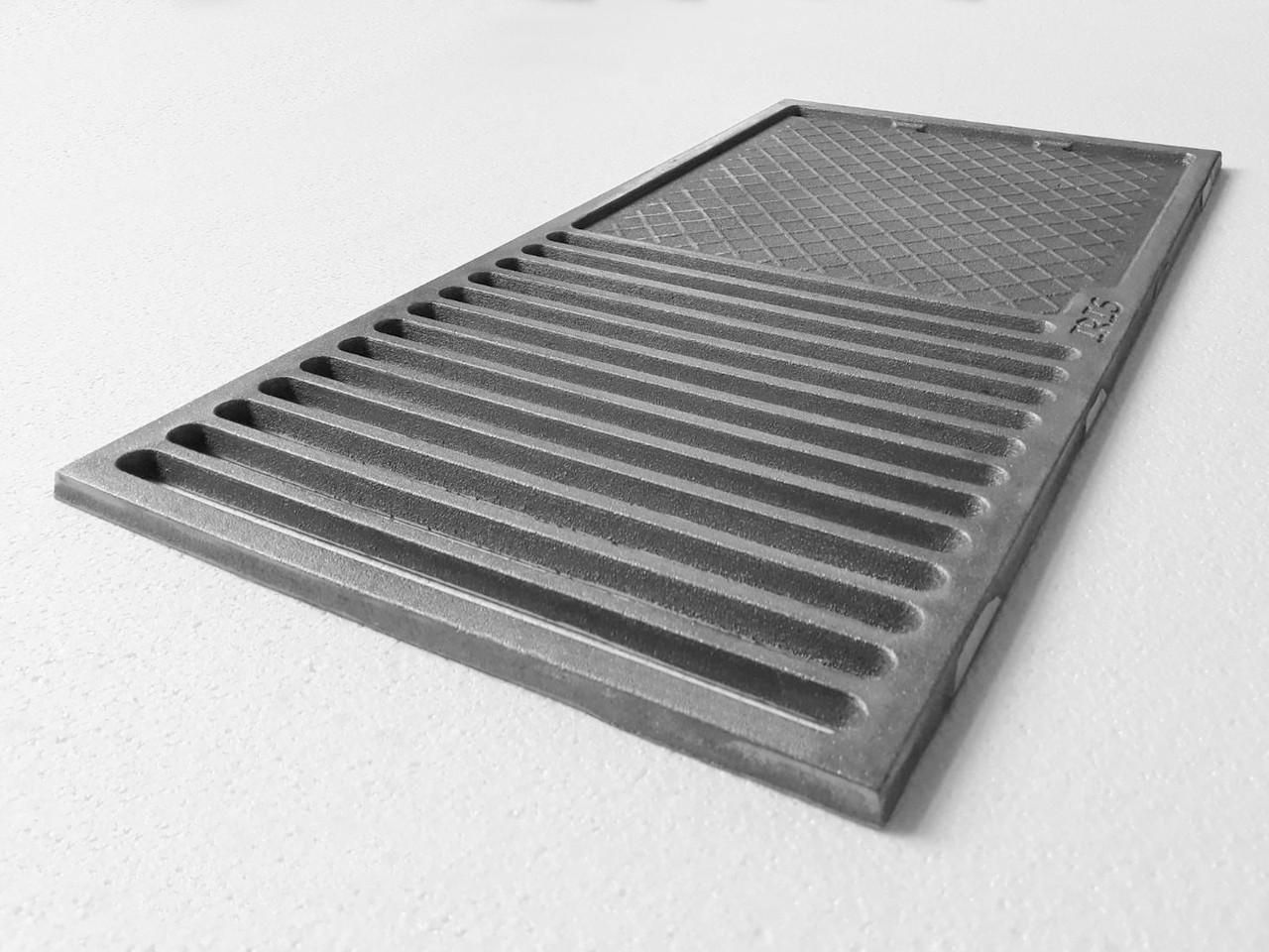 Чугунная решетка для гриля 290x590 мм - фото 2