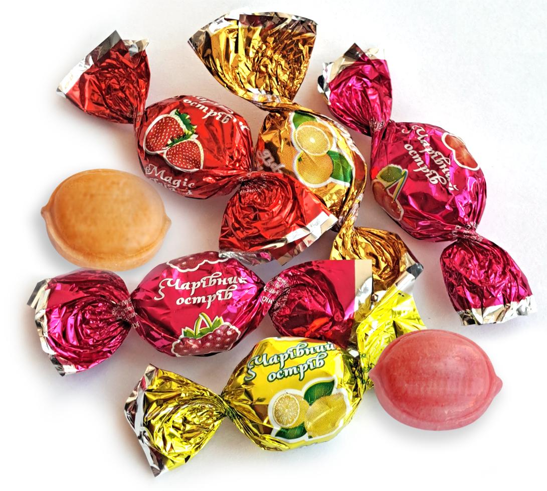 Льодяники карамельні Ріконд Чарівний острів 1 кг (33465) Льодяники карамельні Ріконд Чарівний острів 1 кг (33465)