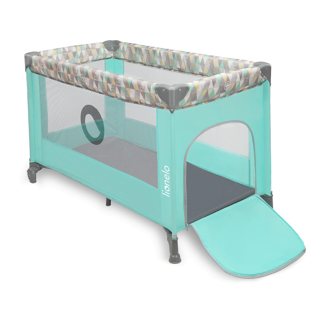 Манеж Lionelo Stefi Green/Mint/Multicolor