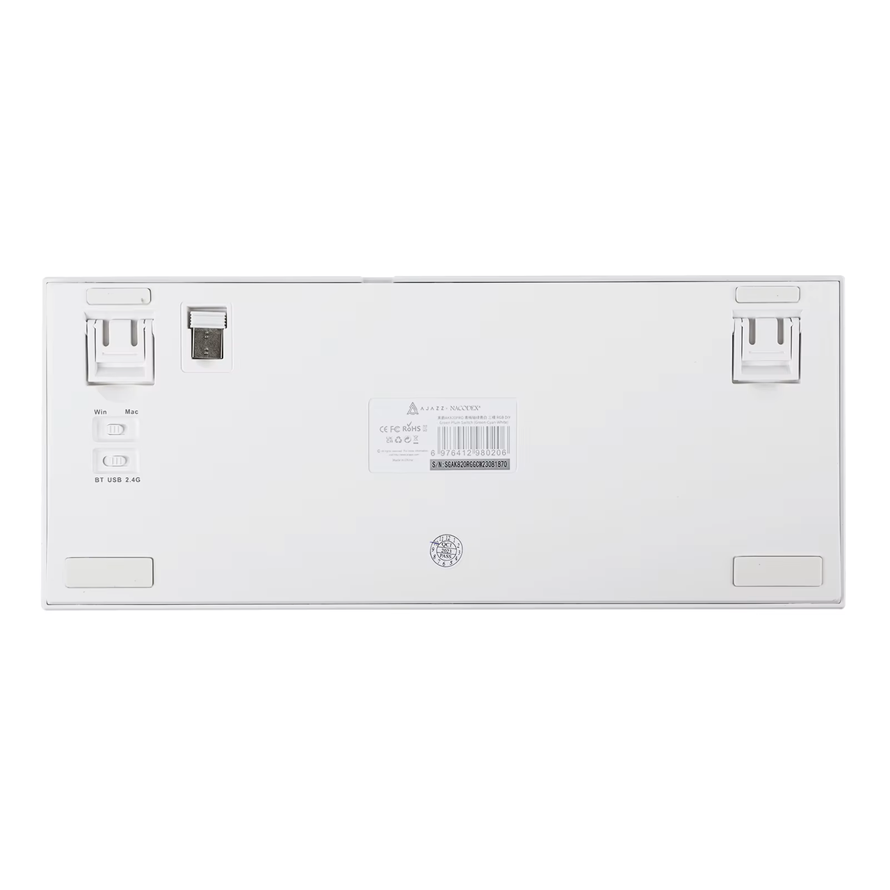 Клавиатура беспроводная AJAZZ AK820 PRO 75% Gift Switch Purple (2000159) - фото 8 Клавиатура беспроводная AJAZZ AK820 PRO 75% Gift Switch Purple (2000159) - фото 8