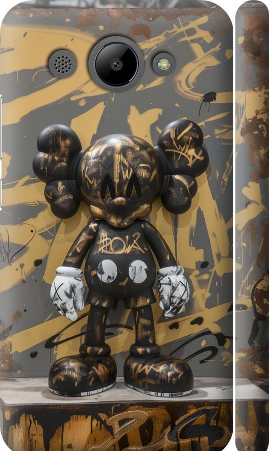 Чехол на Huawei Y3 2017 Bronze kaws (6097m-991-42517)