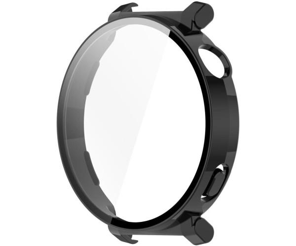 Чехол с защитным стеклом для Huawei Watch GT 5 Pro 42 мм Черный