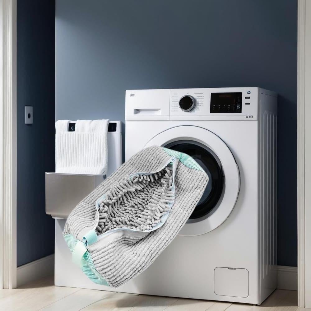 Мешок для стирки обуви 39х19 см Синий - фото 4