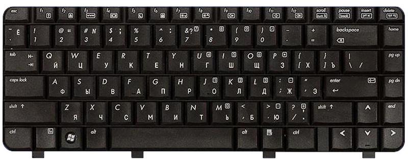 Клавиатура для ноутбука HP Pavilion dv4-1220 матовая (486901-251)