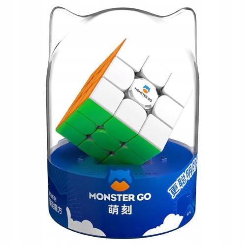 Головоломка кубик Gan Monster Go MG356 stickerless 3х3 магнитный Цветной (133609) - фото 3