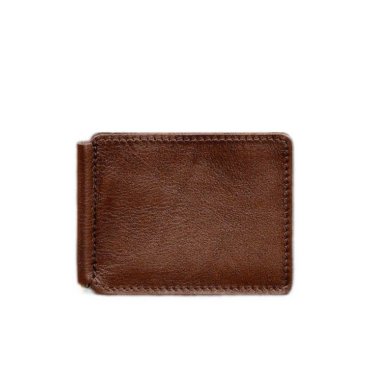 Портмоне шкіряне BlankNote 13.0 затискач Краст Світло-коричневий (A-028272)