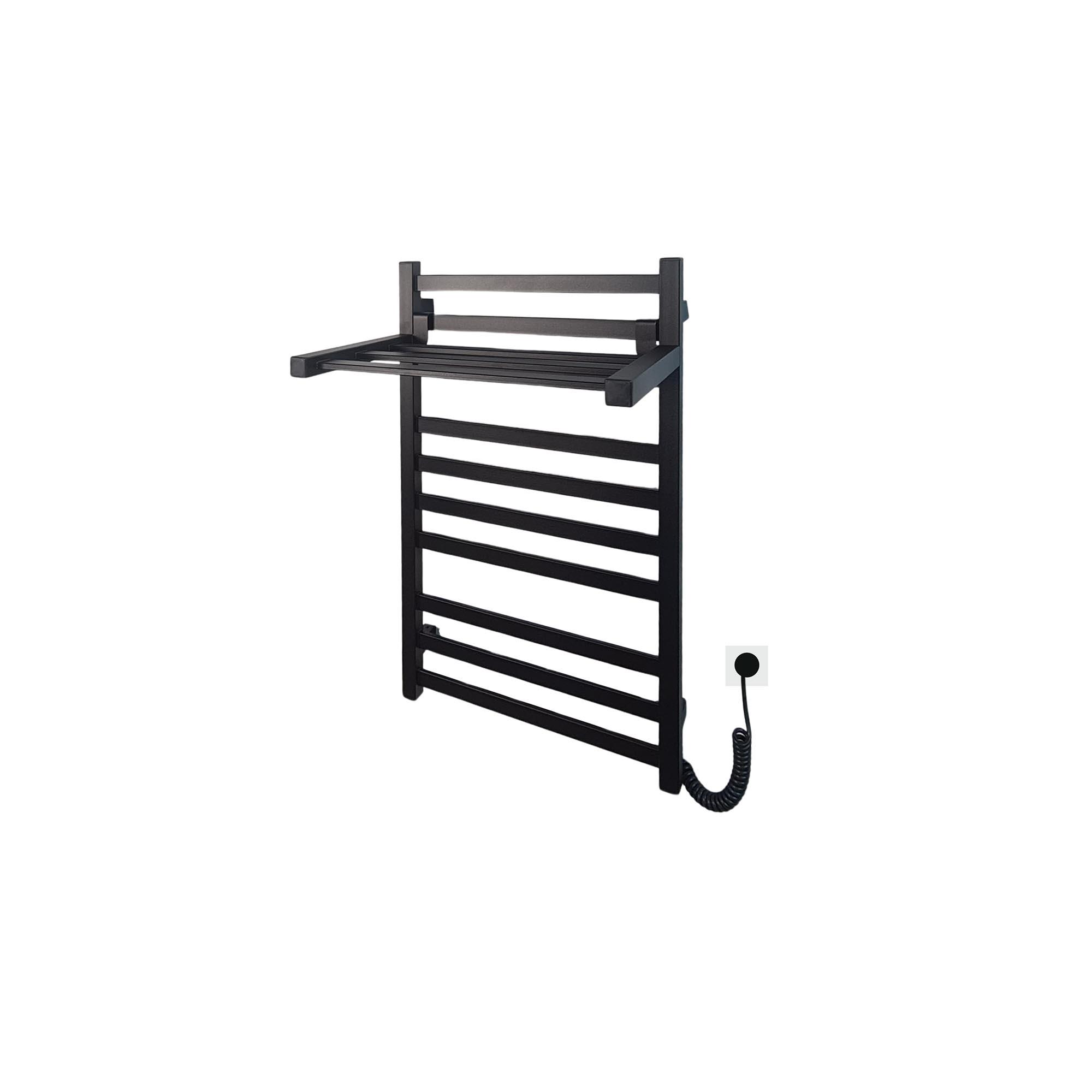 Полочка для полотенцесушителя Carino RICARDO Черный мат (28766327) - фото 2 Полочка для полотенцесушителя Carino RICARDO Черный мат (28766327) - фото 2