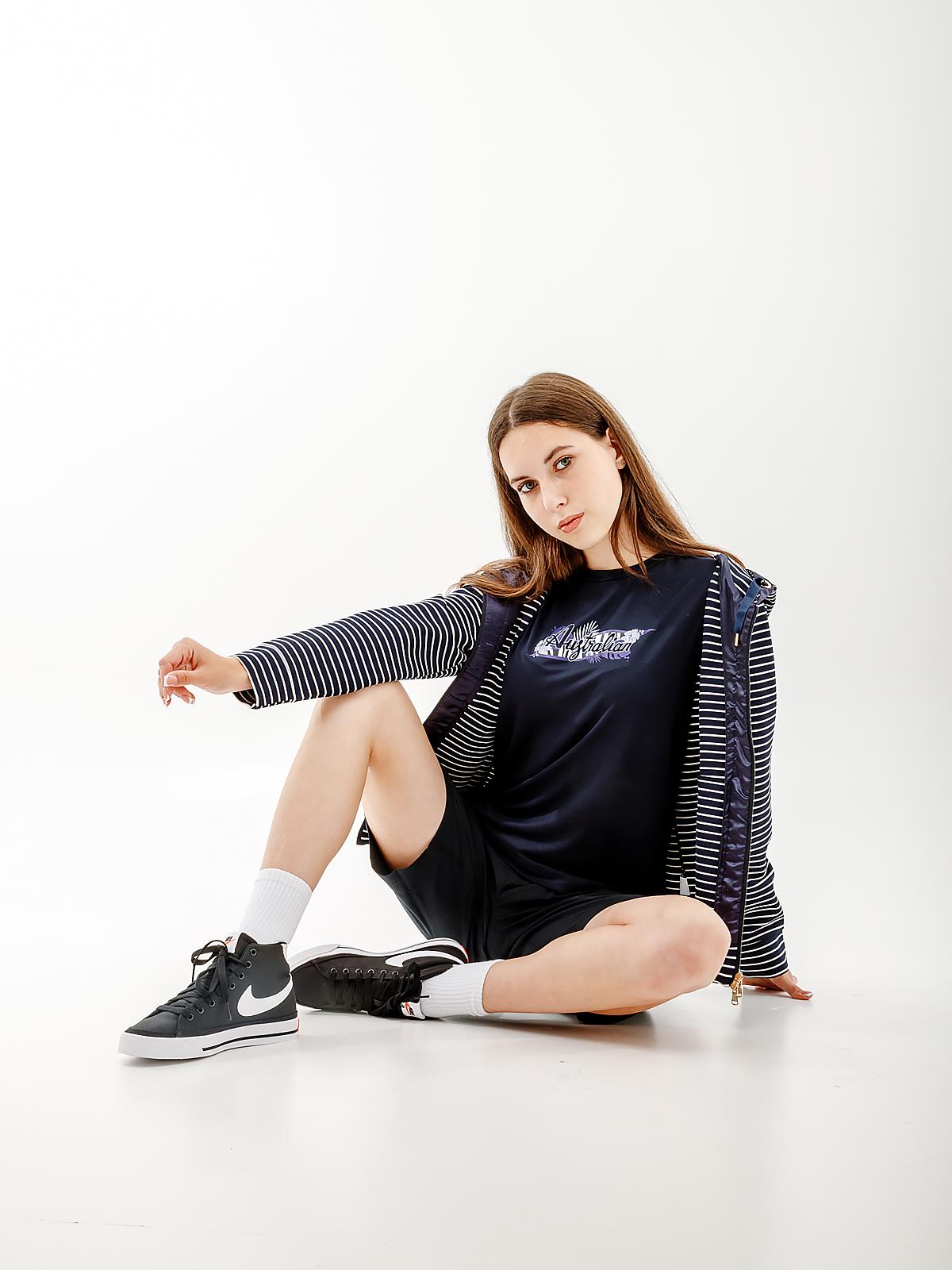 Толстовка женская Australian STRIPES HOODIE POLYVISCOSA JACKET L Разноцветный (7dLSDGC0010-020 L) - фото 4