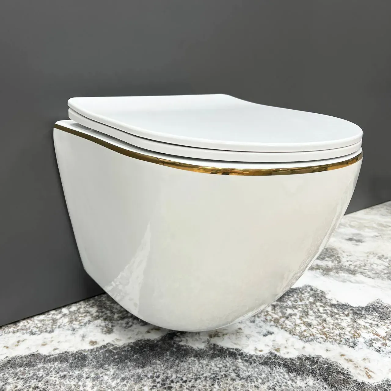 Унитаз подвесной VBI Vulcano безободковый 480x360 мм Белый (RM-VBI-020402)