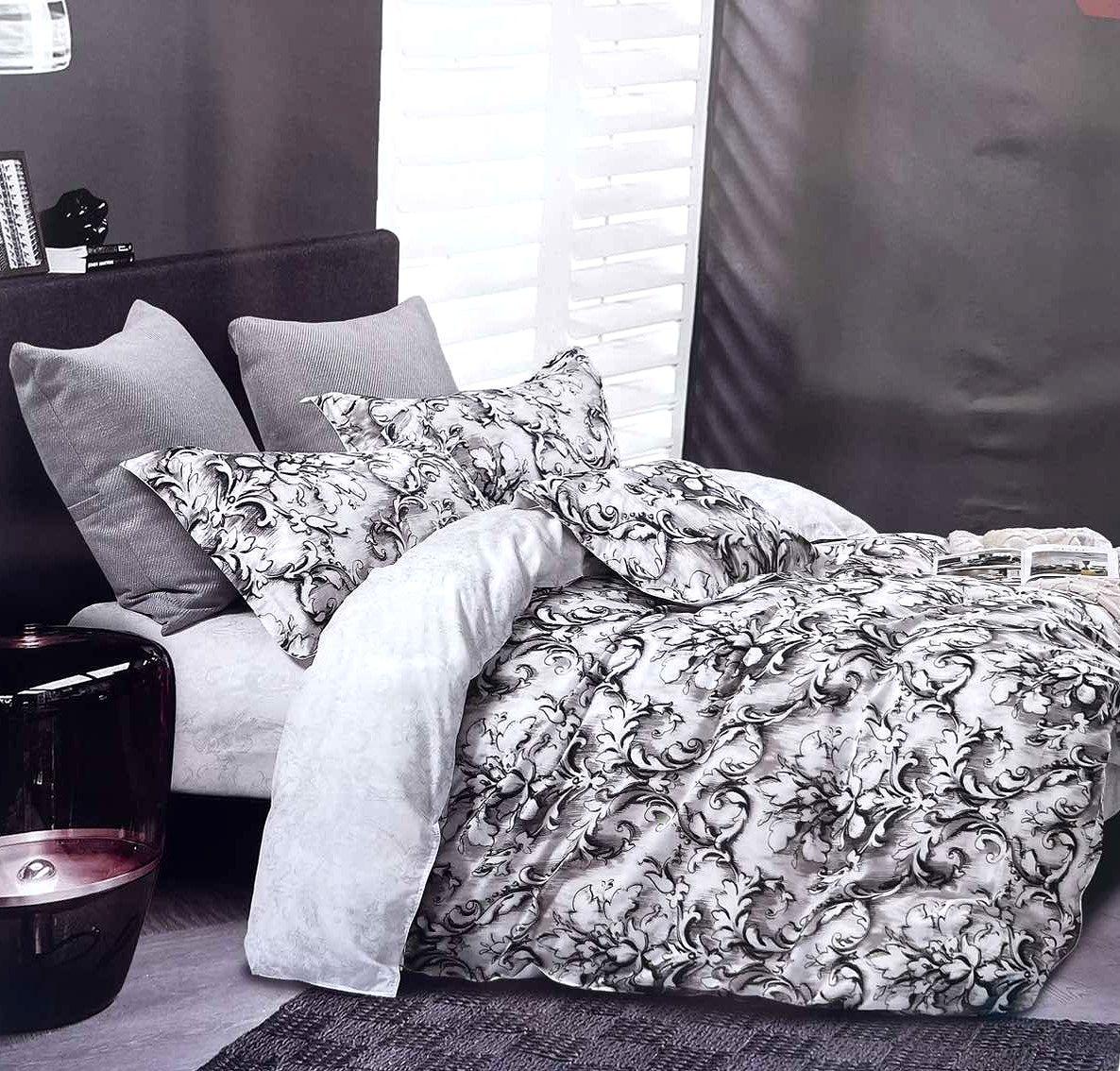 Комплект постельного белья евро Laura Grand Вензеля (25353)