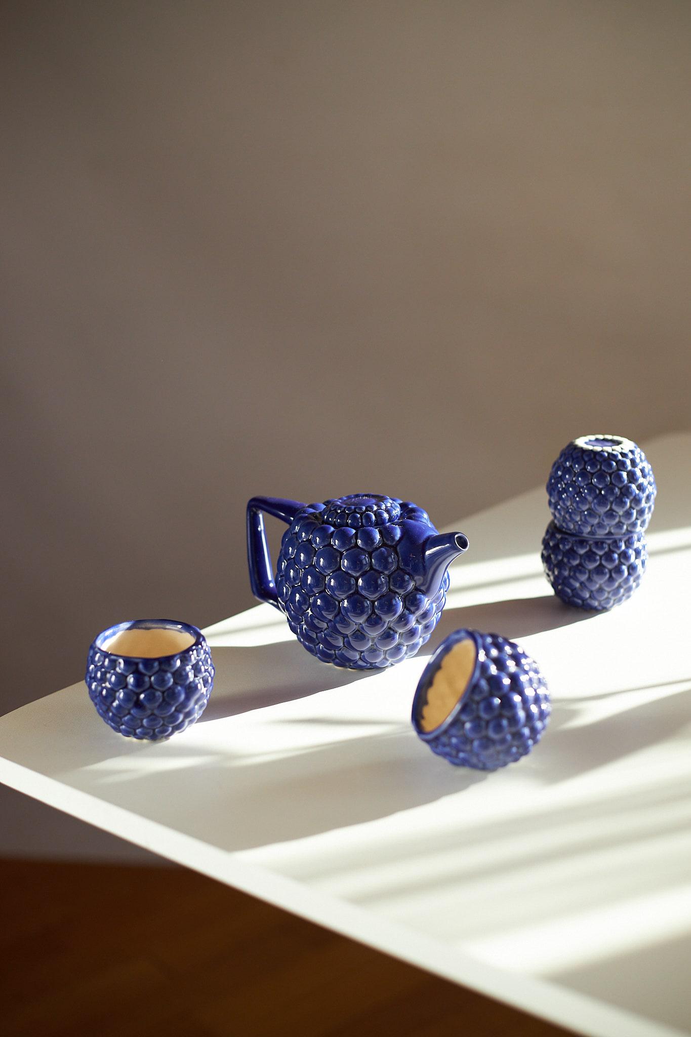 Набор для чайной церемонии Синяя ягода ручной работы (TS-20) - фото 12 Набор для чайной церемонии Синяя ягода ручной работы (TS-20) - фото 12