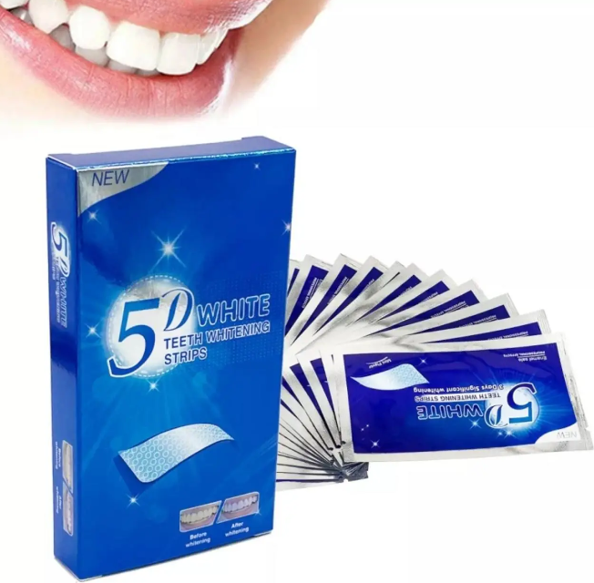 Комплект для вибілювання зубів 14 пакетів 5D Whitestrips Classic Vivid (5D1428) - фото 4