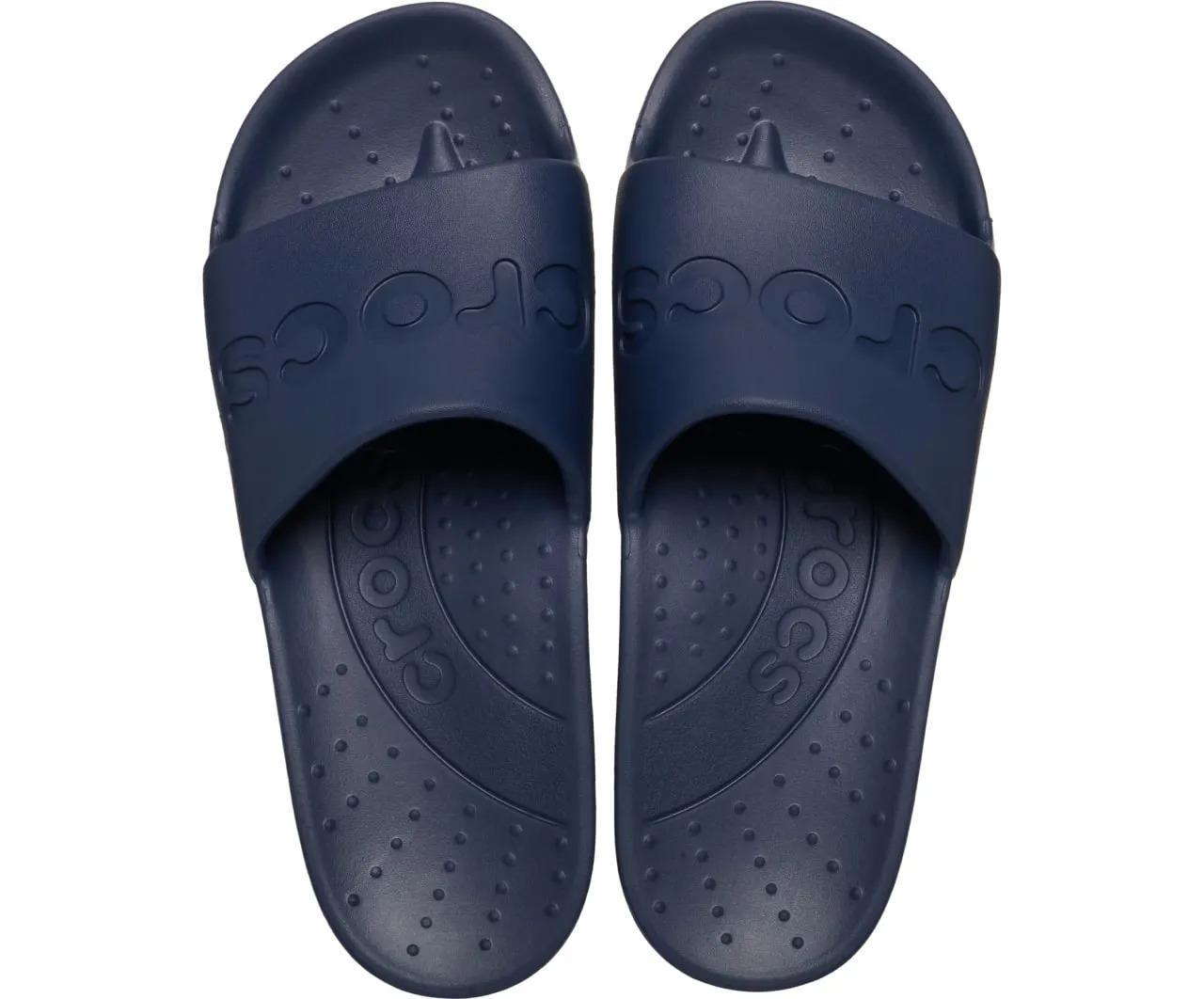 Шльопанці Crocs Slide M12 р. 46/47 30 см Navy (210088) - фото 4