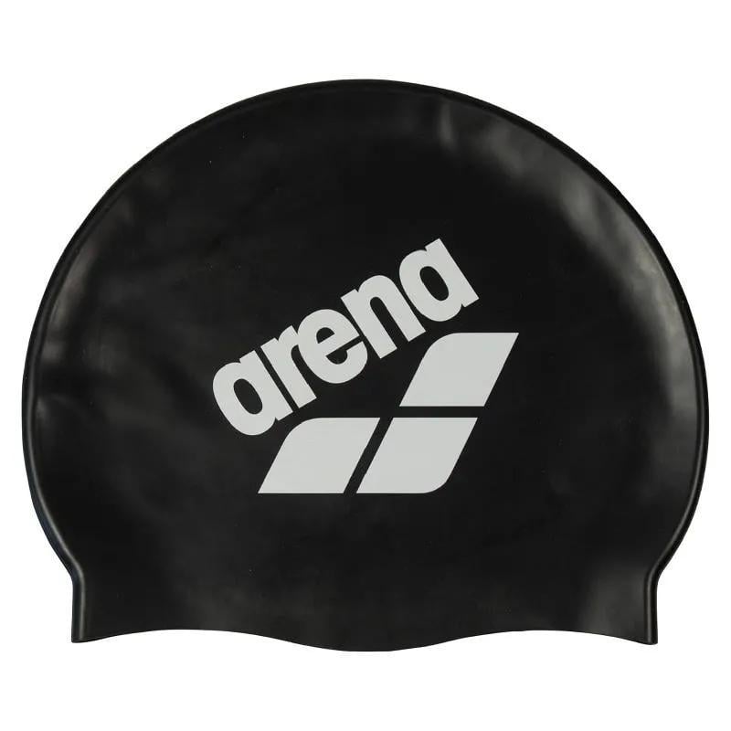 Шапка для плавання Arena BIG LOGO CAP Уні One Size Чорний (009276-206)