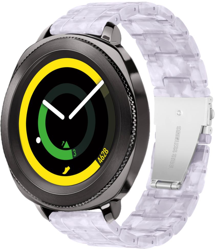 Ремешок из Cмолы Resin для Samsung Gear Sport Pearl (28807-6C)