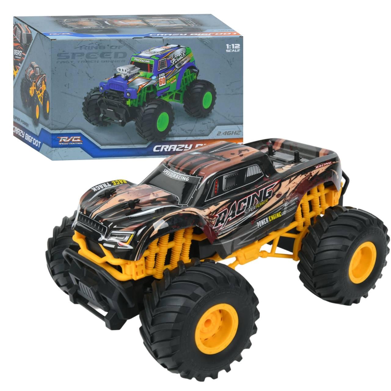 Джип с пультом управления/звуком/светом Желтый (YD898-MT1889)