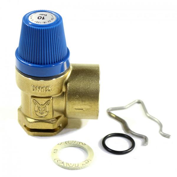 Запобіжний клапан 10 бар для бойлера газового котла Vaillant AquaBLOCK/PLUS/TEC VUI 190745 (00000059532)
