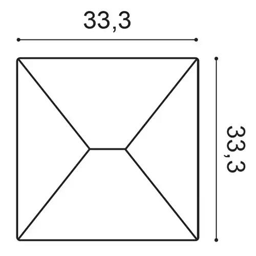 3D-панель гипсовая Орак 333x333x32 мм - фото 7 3D-панель гипсовая Орак 333x333x32 мм - фото 7