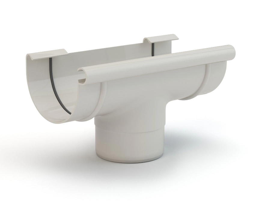 Лійка ринви Gamrat 100/90 мм Білий (312-722-000)